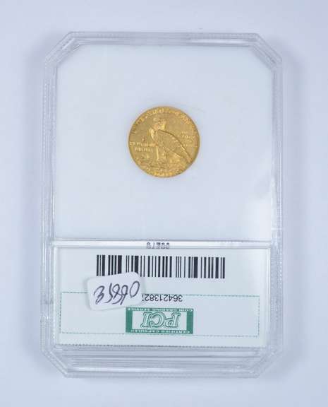 MS64 1910 $2.50 Indian Head Gold Quarter Eagle - Graded by PCI
