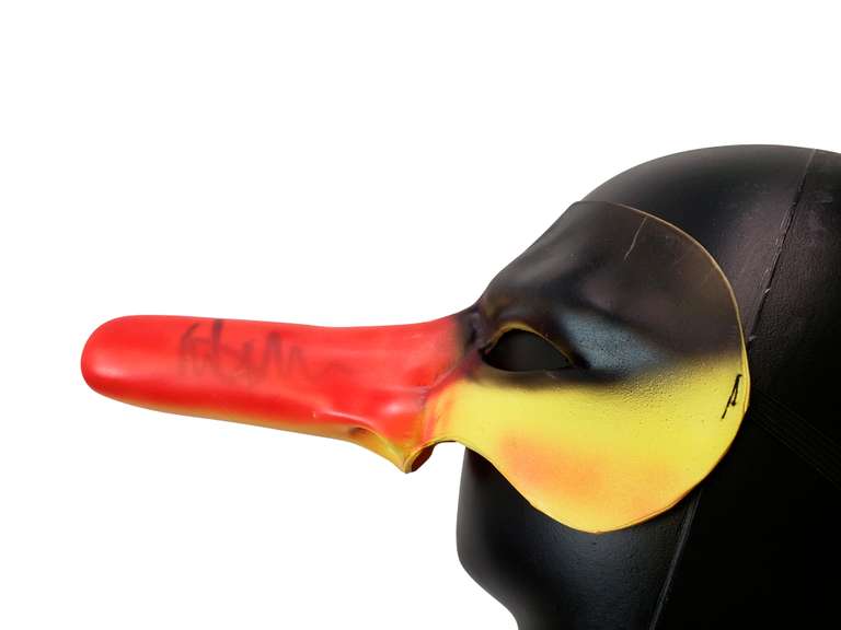 Malcolm McDowell Autographed Clockwork Orange Mask ACOA Witness