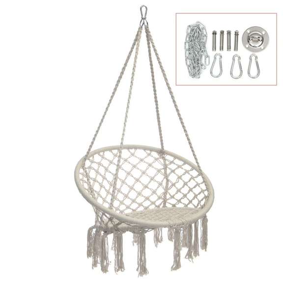 Cotton Hammock Chair Swing Hang Seat