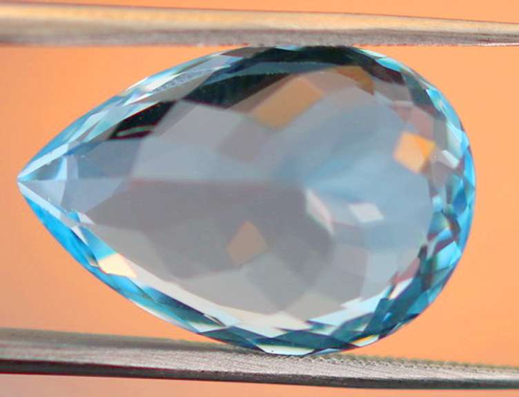 Substantial 13.47ct VS Swiss blue Topaz