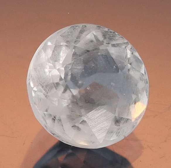 Unique 2.06ct platinum pink Morganite solitaire