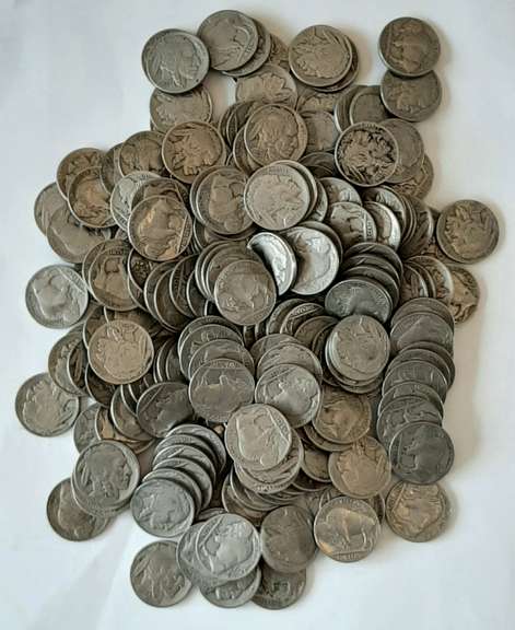 200 Unsearched  Full Date Buffalo Nickels