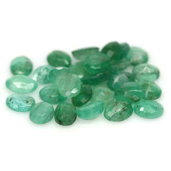 Large 8.10ct 27 piece Zambian Emerald set