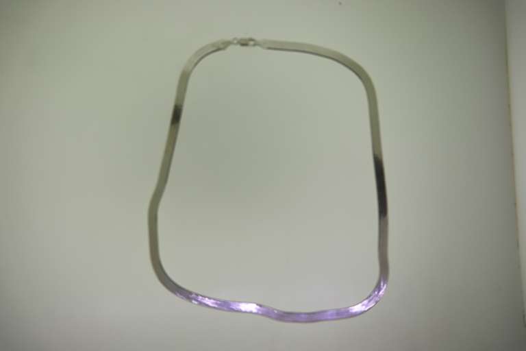 Sterling Silver Italian Flat Chain