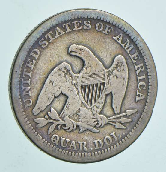 1855-O Seated Liberty Quarter