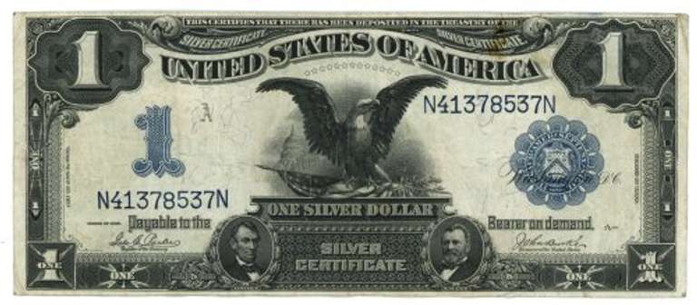 Very nice 1899 Series Black Eagle $1 Silver Certificate