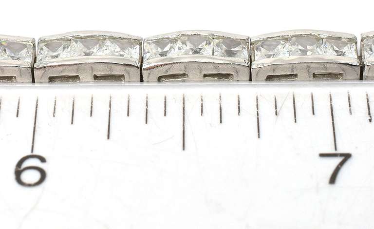 Sterling Silver CZ Tennis Bracelet