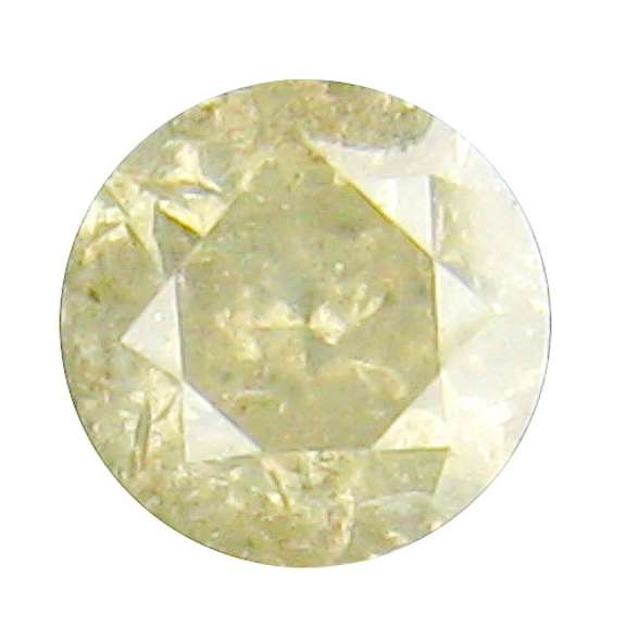 Fancy yellow .28ct unheated Diamond solitaire