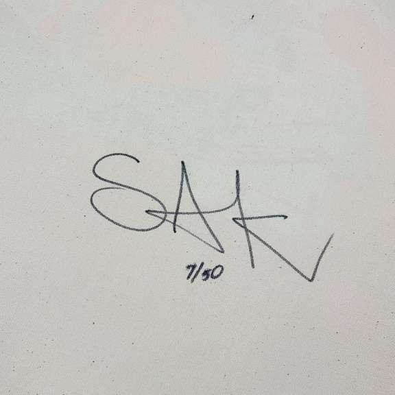 TO OZ by Steve Kaufman (1960-2010)