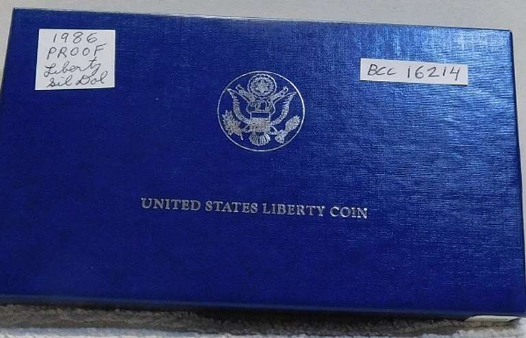 1986 PROOF Liberty  Silver Dollar