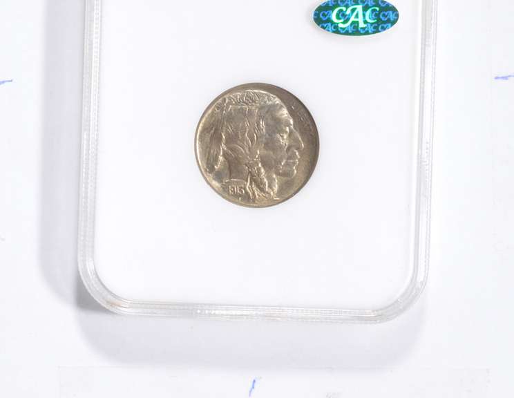 MS65 1913 Indian Head Buffalo Nickel - Type 1 - CAC - Graded NGC