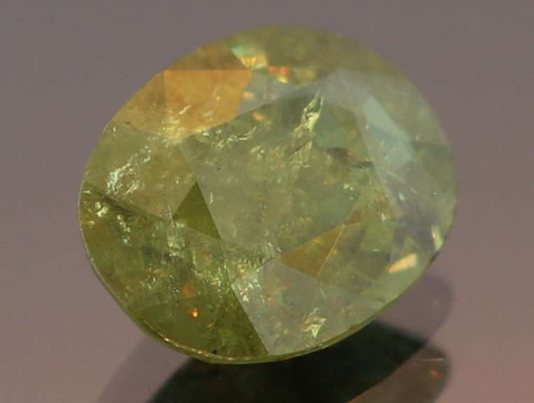 Super rare rich green 5.36ct untreated Demantoid garnet