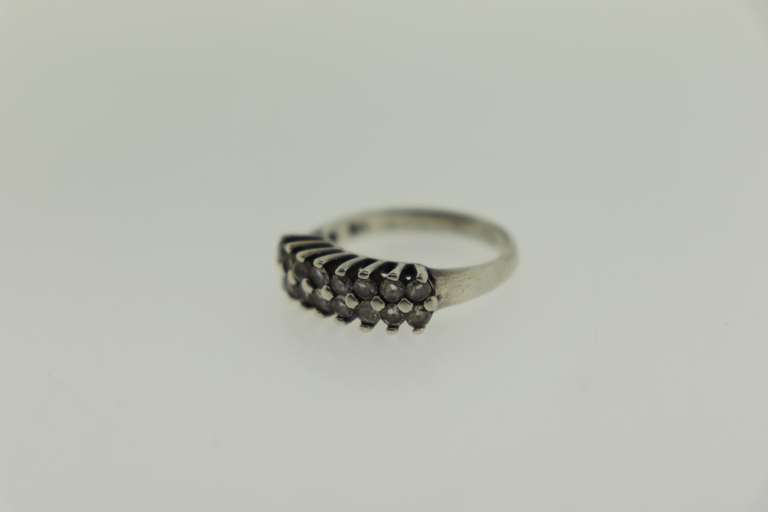 Sterling Silver CZ band Ring