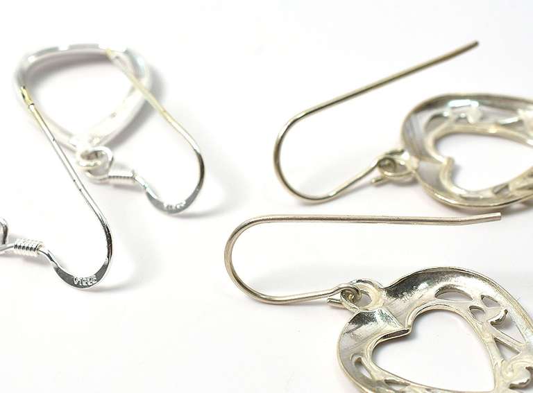 Lot of 2 Pairs of Earrings Sterling Silver