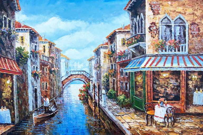 BEAUTIFUL  HAND PAINTED OIL PAINTING ON CANVAS