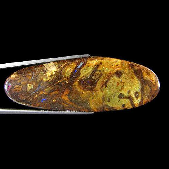 Huge! Electric flashing! 53.15ct high grade Boulder Opal