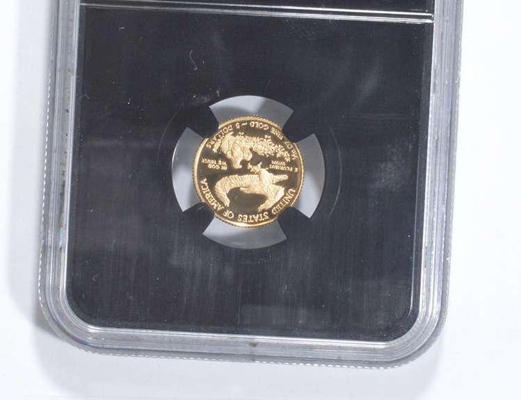 PF70 UCAM 2013-W $5 American Gold Eagle - 1/10 Oz Fine Gold - NGC