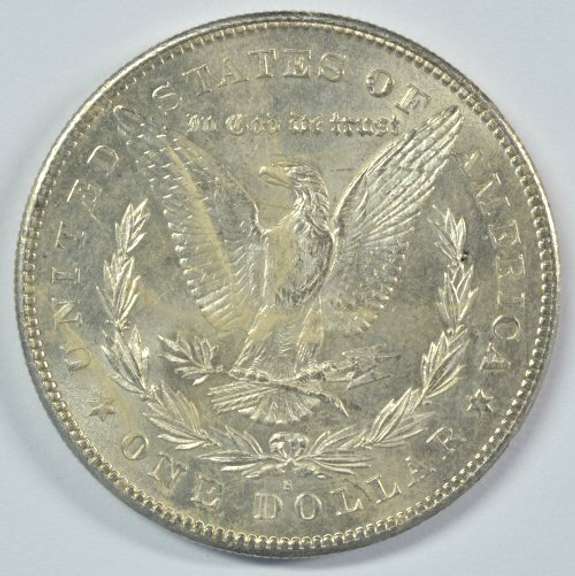 Very Choice BU 1878-S Morgan Silver Dollar