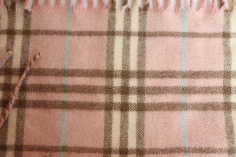 Burberry Pink Cashmere Scarf