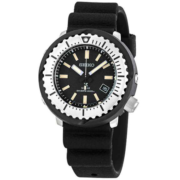 Seiko Black Dial Men's Watch