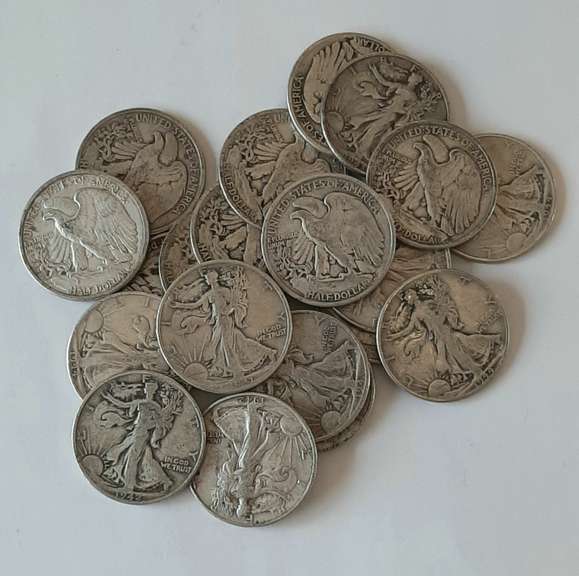 Roll Tube Of Walking Liberty Halves