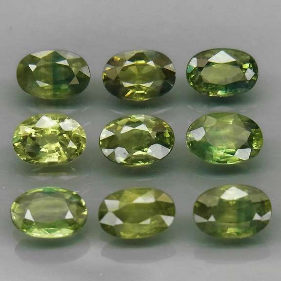 Heated Only! 5.85ct 6x4mm hunter green Sapphires