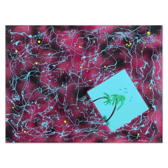 Palm Trees by Pergola Original