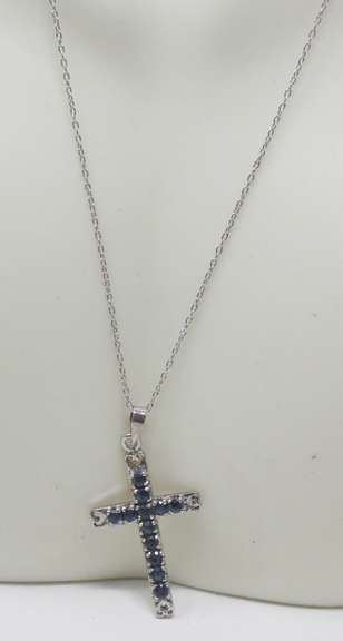 Sterling Silver Cross Pendant on Chain