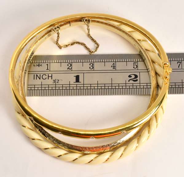 Lovely Trio of Bangle Bracelets