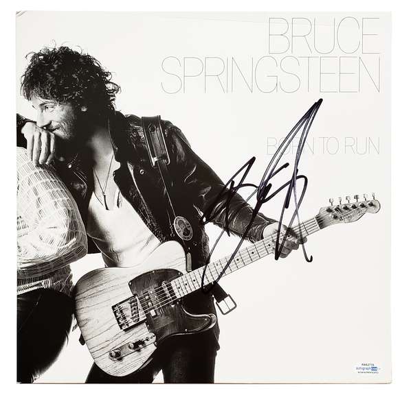 Bruce Springsteen Hand Signed Record Album