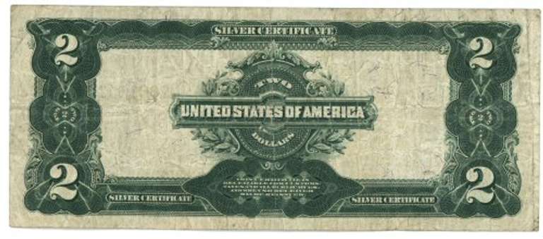 Scarcer 1899 Series Large Size $2 Silver Certificate