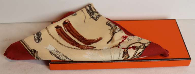 Hermes A Propos De Bottes Pouchete Scarf