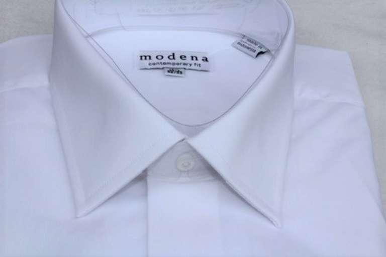 Classic White Color Modena Cotton Shirts
