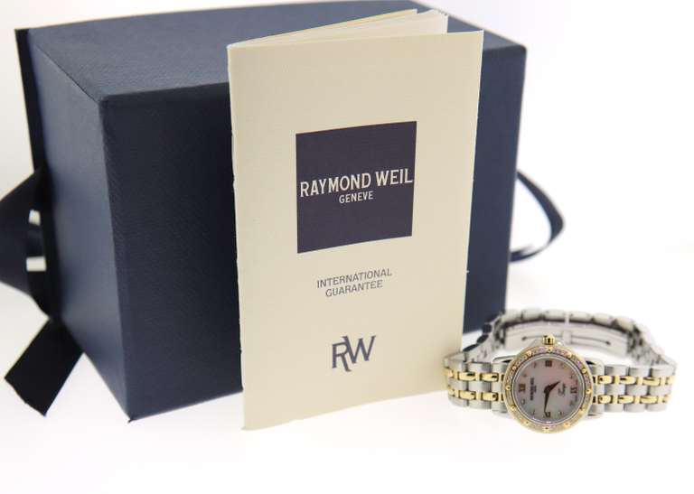 Raymond Wiel Tango Mop Dial Bezel Watch