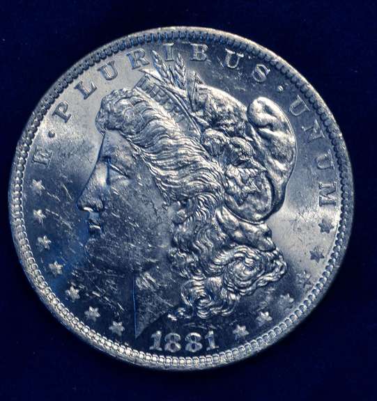 1881 O BU Morgan Dollar