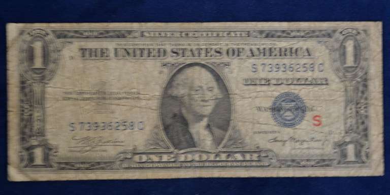 Series 1935 A Silver Certificate Experimental S Note