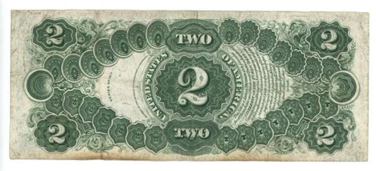 Nicer Series of 1917 Large Size $2 Legal Tender Note
