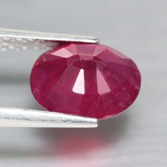 Vivid blood red 3.16ct Ruby from Madagascar