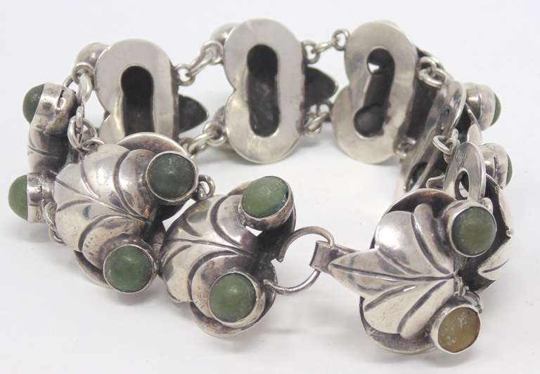 Sterling Silver Mexico Frog Bracelet