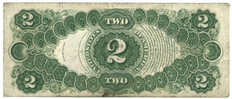 Nicer Series of 1917 Large Size $2 Legal Tender Note