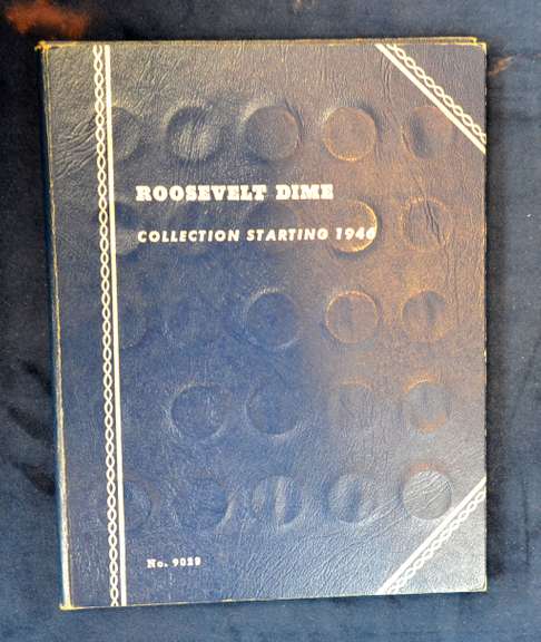 Vintage Estate Book Of Roosevelt Dime 1946