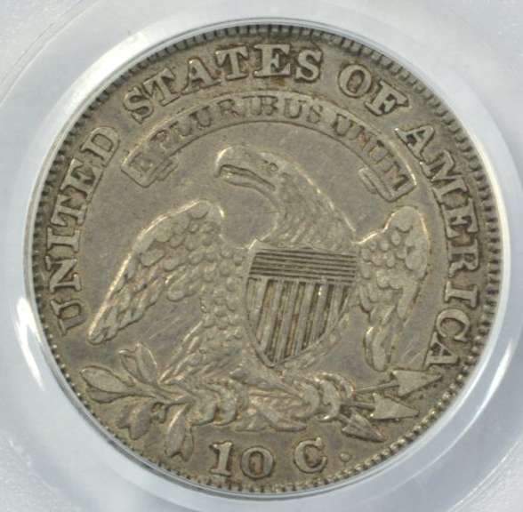 Scarce 1829 Capped Bust Dime. PCGS VF30
