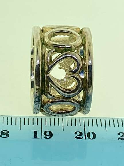 Sterling Silver Love Wide Ring