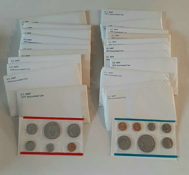 3 Each 1975-1980 US Mint Sets