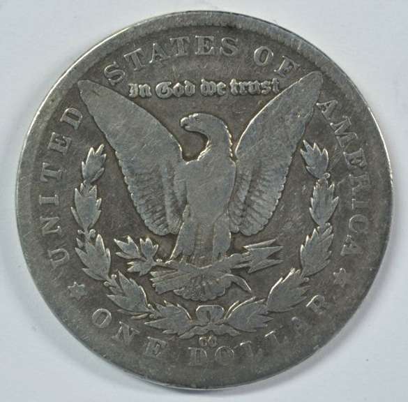 Rare key date 1879-CC Morgan Silver Dollar in circ