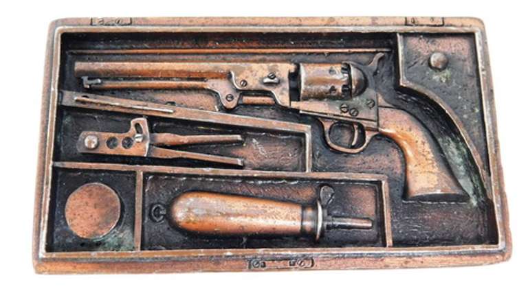 Cooper Civil War Pistol Belt Buckle