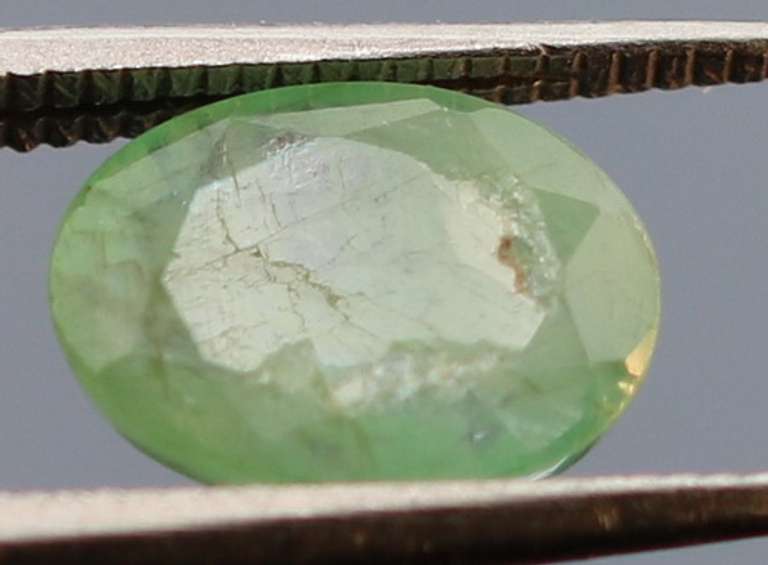 Rich green 1ct unheated Zambian Emerald