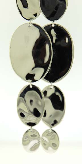 Trendy Sterling Silver Ippolita Classico Linear Oval Earrings