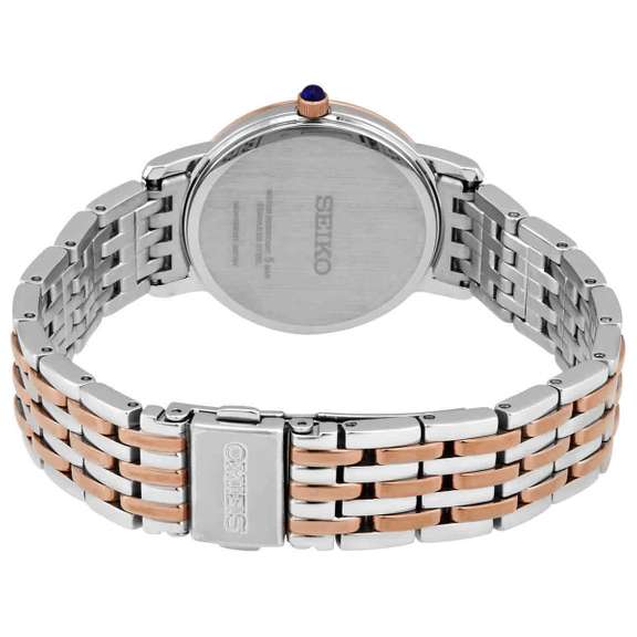 Seiko Quartz Diamond Mother of Pearl Dial Ladies Watch