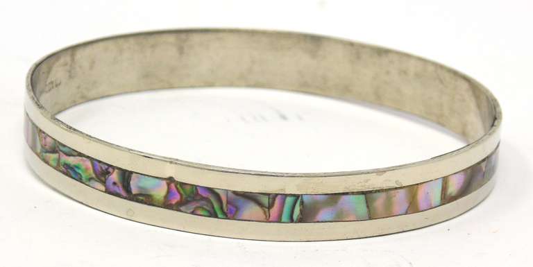 Vintage Sterling Silver Set of 2 Cuff Bracelets